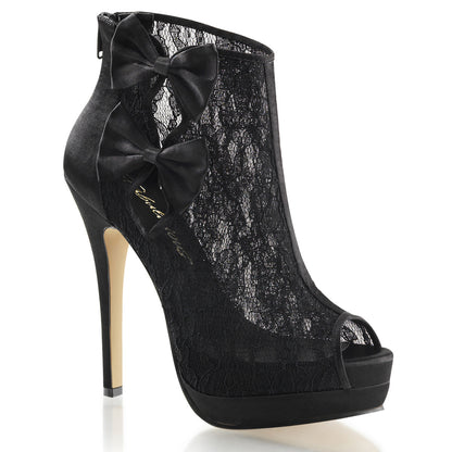 Fabulicious Pompe da donna BELLA-28 Blk Satin-Lace