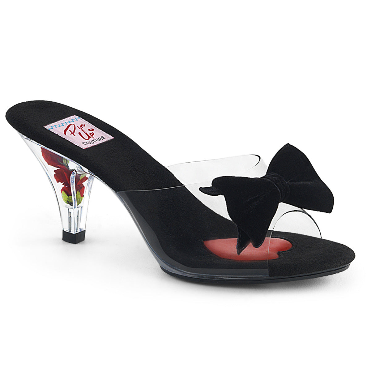 Pin Up Couture Pompe da donna BELLE-301Bow CLR-BLK / CLR