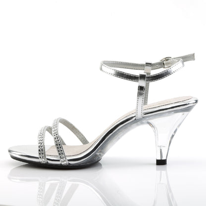 Fabulicious Sandali da donna BELLE-316 SLV Metallico PU / CLR