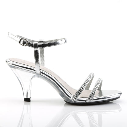 Fabulicious Sandali da donna BELLE-316 SLV Metallico PU / CLR