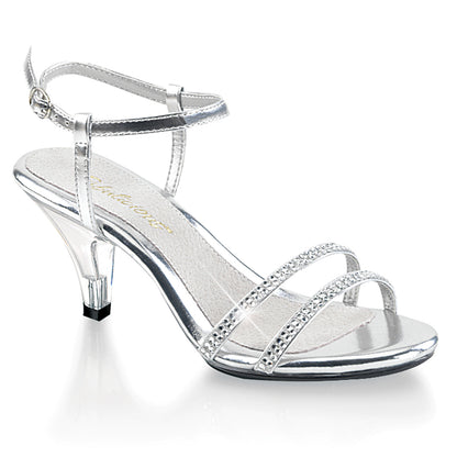 Fabulicious Sandali da donna BELLE-316 SLV Metallico PU / CLR