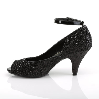 Fabulicious Sandali da donna BELLE-381G BLK Glitter / Blk glitter