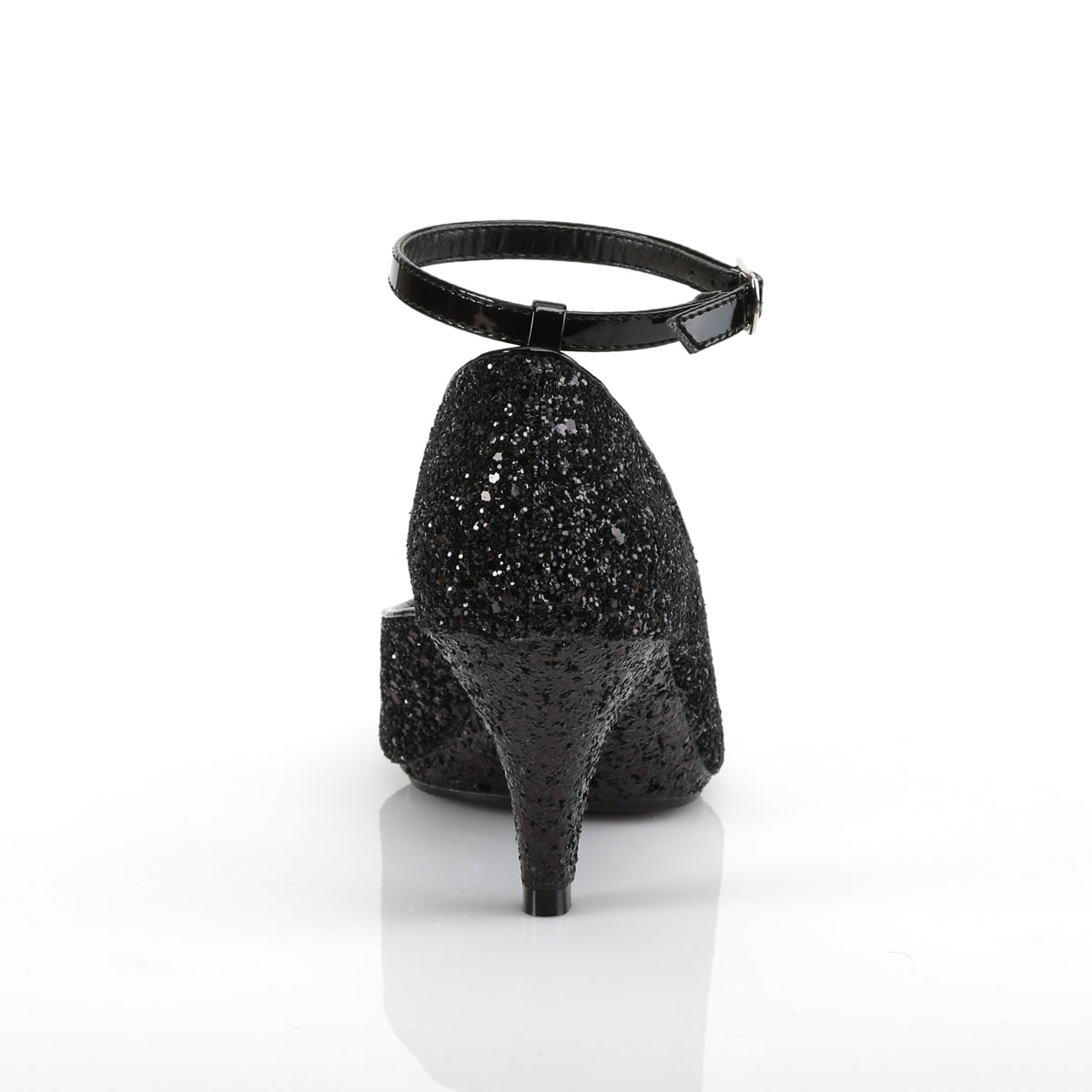 Fabulicious Sandali da donna BELLE-381G BLK Glitter / Blk glitter