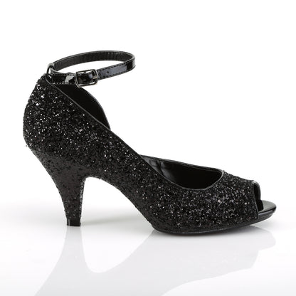 Fabulicious Sandali da donna BELLE-381G BLK Glitter / Blk glitter