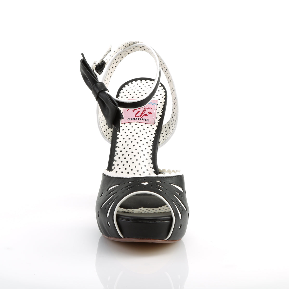 Pin Up Couture Pompe da donna BETTIE-01 Blk in ecopelle