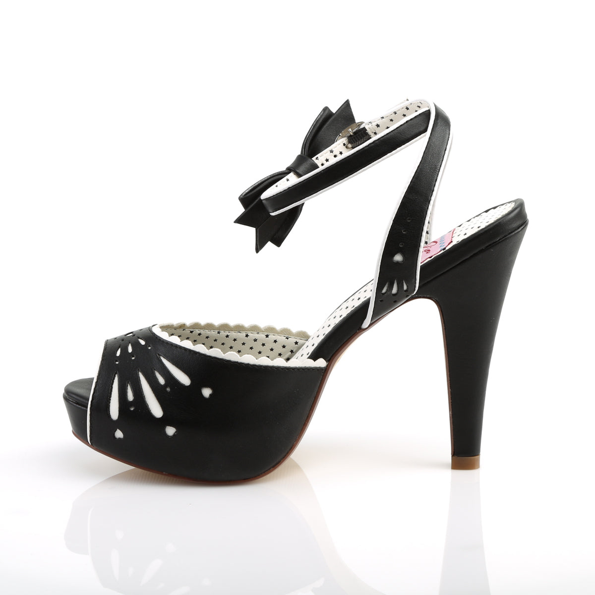 Pin Up Couture Pompe da donna BETTIE-01 Blk in ecopelle