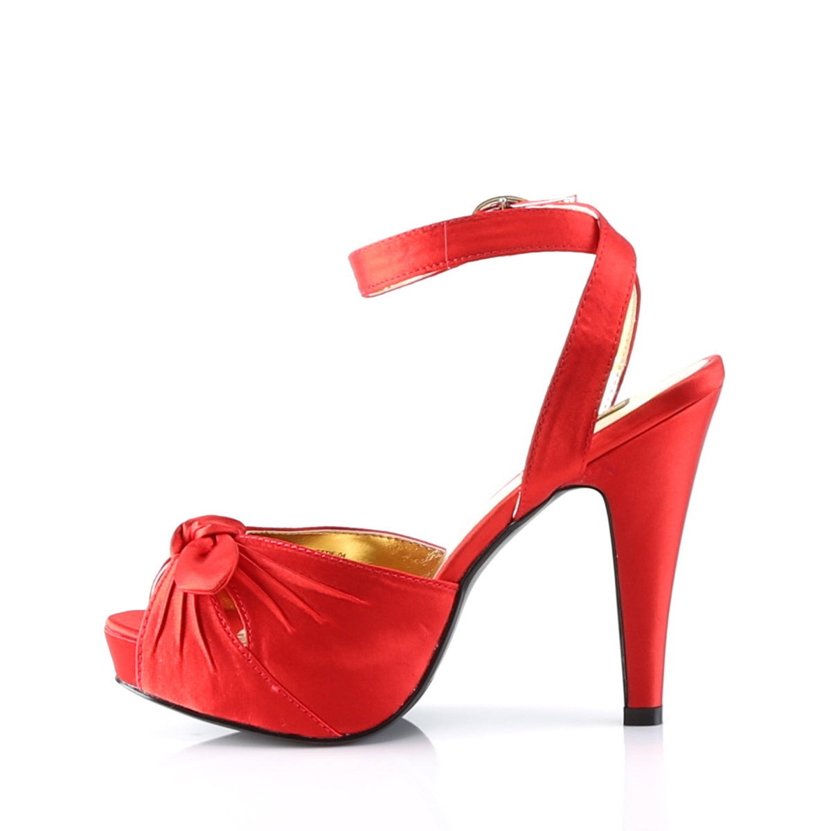 Pin Up Couture Pompe da donna BETTIE-04 raso rosso