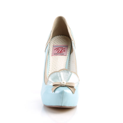 Pin Up Couture Pompe da donna BETTIE-20 B. Pelle ecopelle Blue-Tan
