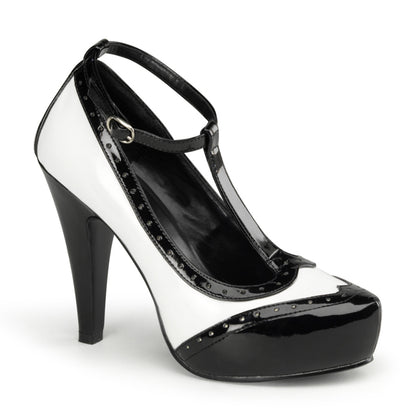 Pin Up Couture Pompe da donna BETTIE-22 Blk-Wht Pat