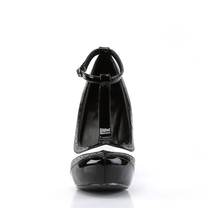 Pin Up Couture Pompe da donna BETTIE-22 Blk-Wht Pat