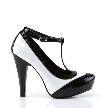 Pin Up Couture Pompe da donna BETTIE-22 Blk-Wht Pat