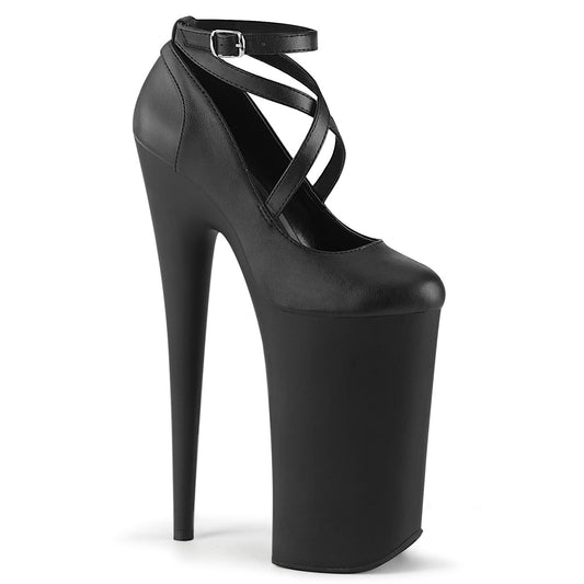 Pleaser Sandali da donna BEYOND-087 BLK in ecopelle / BLK opaco
