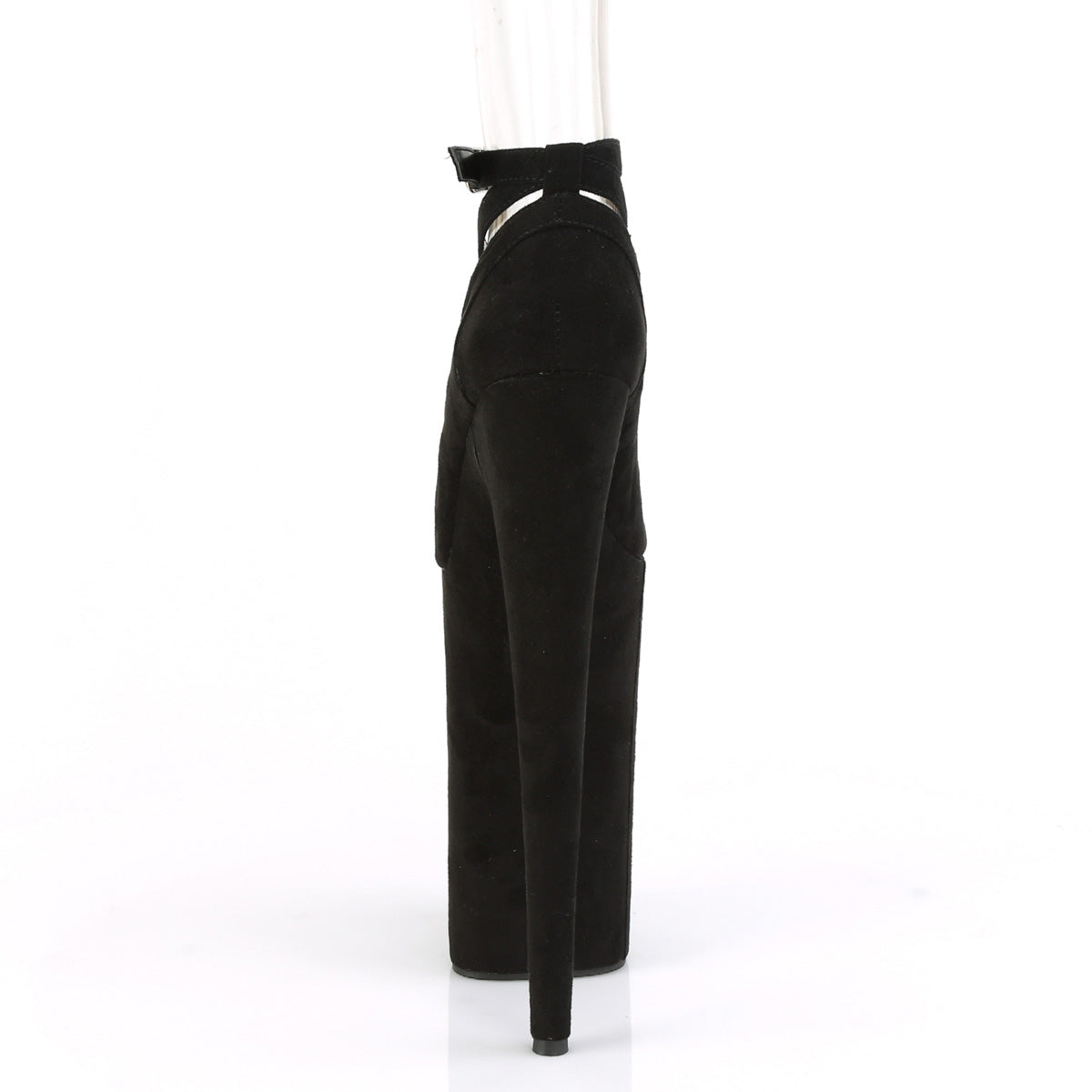 Pleaser Sandali da donna BEYOND-087FS BLK FAUX SOMEDE / BLK FAUX SUEGATO