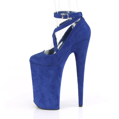 Pleaser Sandali da donna BEYOND-087FS Royal Blue F. Suede / Royal Blue F.Suede