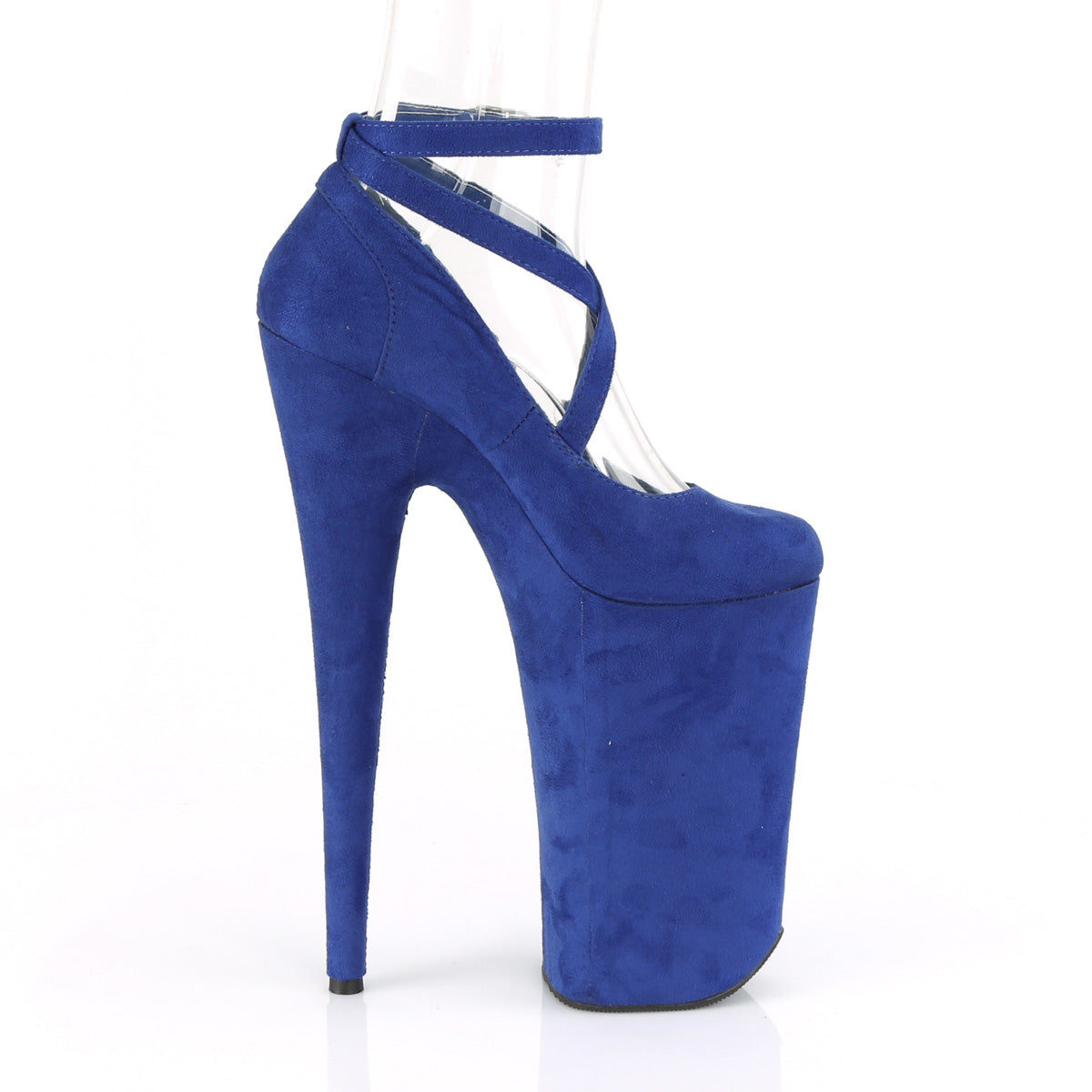 Pleaser Sandali da donna BEYOND-087FS Royal Blue F. Suede / Royal Blue F.Suede