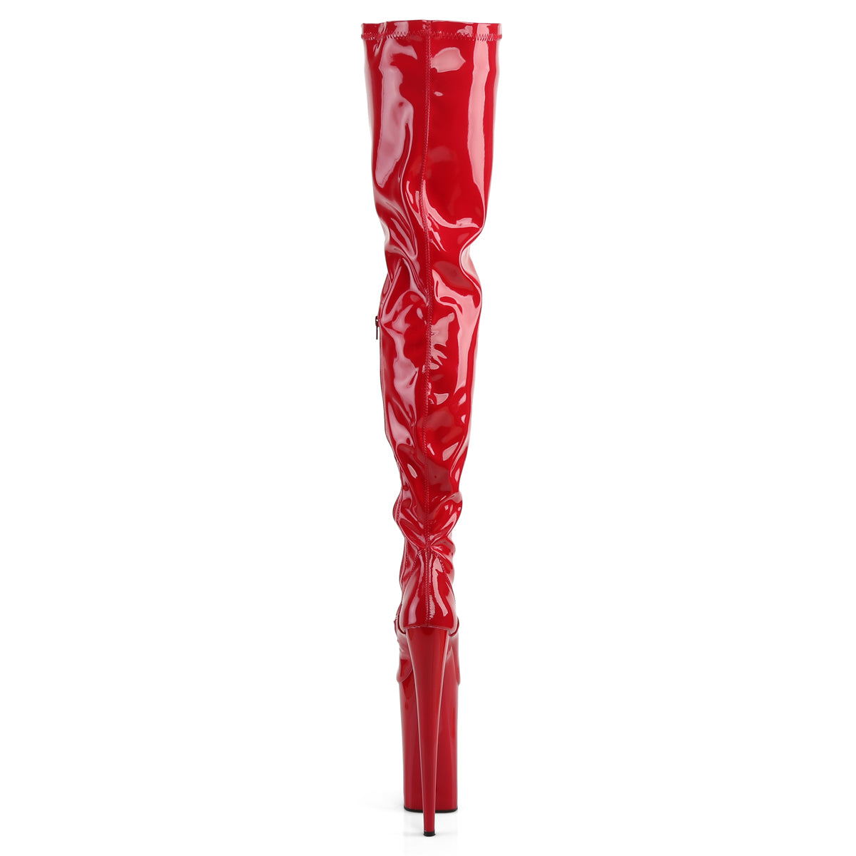 Pleaser Stivali da donna BEYOND-4000 Pat / rossa elasticizzati rossi