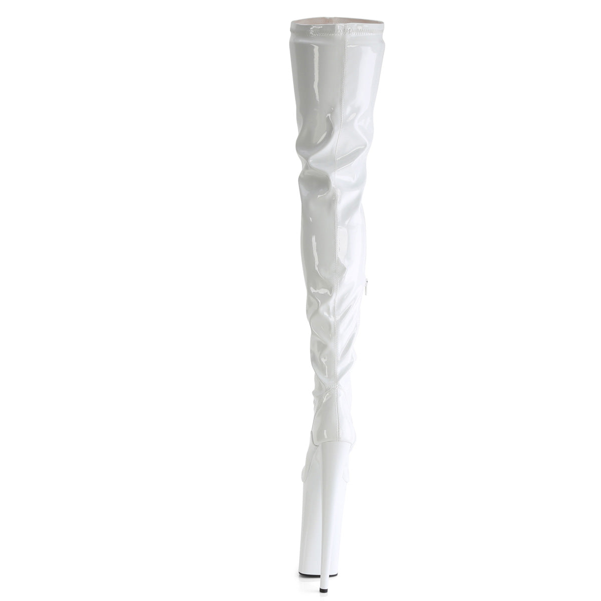 Pleaser   BEYOND-4000 Wht Str Pat/Wht