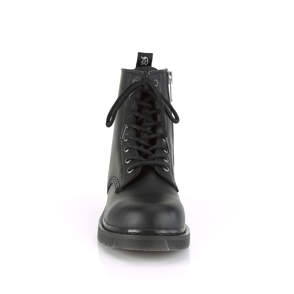 DemoniaCult Stivali da uomo BOLT-100 pelle vegana BLK