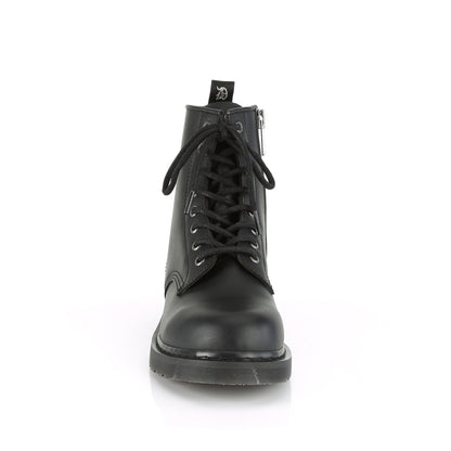 DemoniaCult Stivali da uomo BOLT-100 pelle vegana BLK