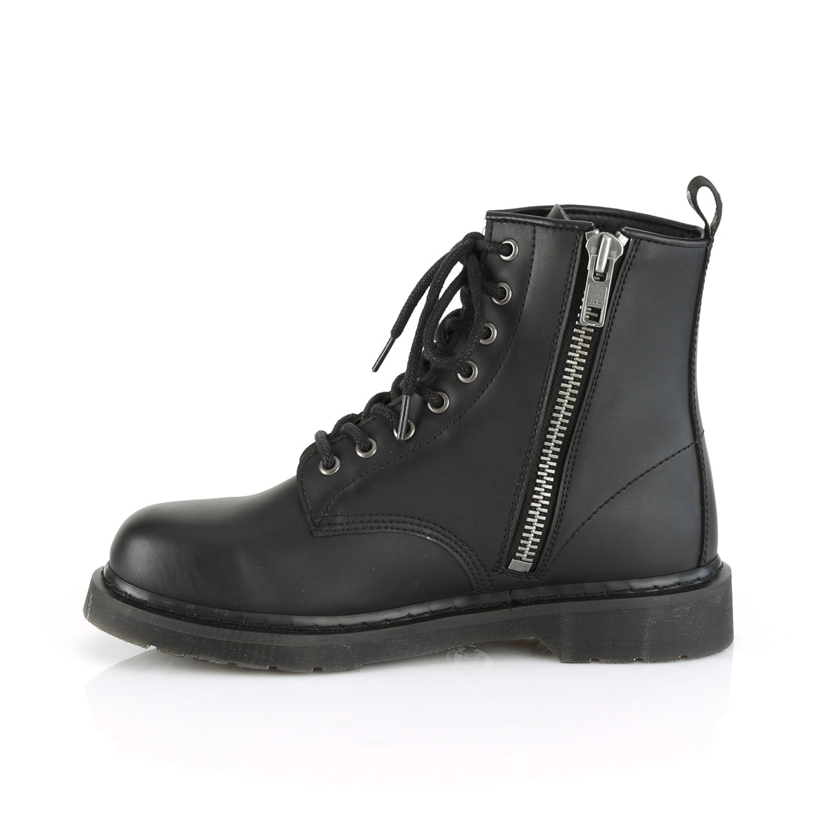 DemoniaCult Stivali da uomo BOLT-100 pelle vegana BLK