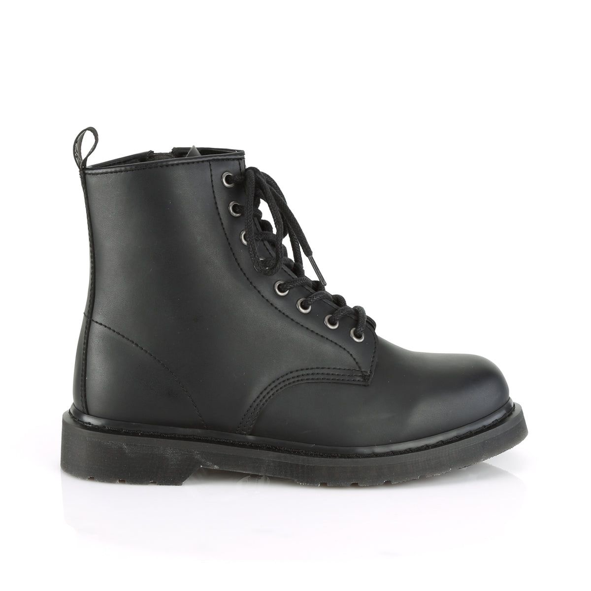 DemoniaCult Stivali da uomo BOLT-100 pelle vegana BLK