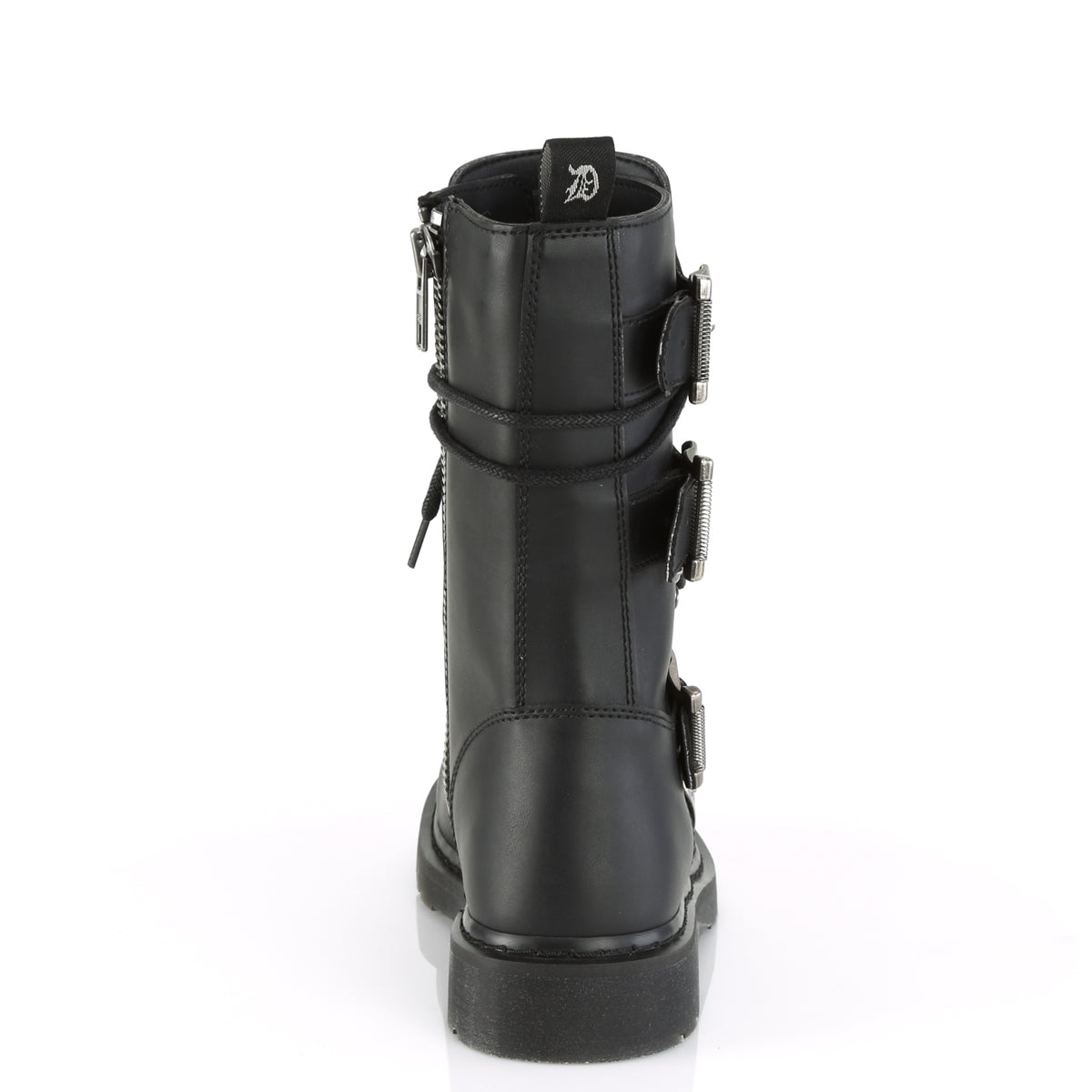 DemoniaCult Stivali da uomo BOLT-265 pelle vegana BLK