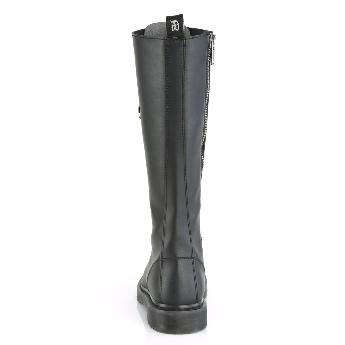 DemoniaCult Mens Boots BOLT-400 Blk Vegan Leather
