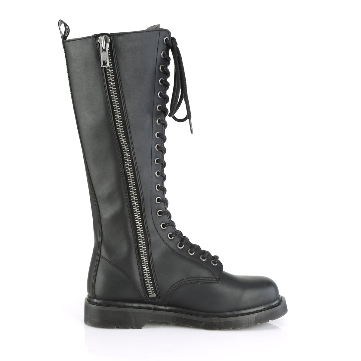 DemoniaCult Mens Boots BOLT-400 Blk Vegan Leather