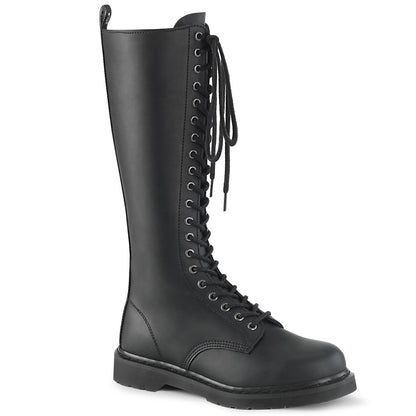 DemoniaCult Mens Boots BOLT-400 Blk Vegan Leather