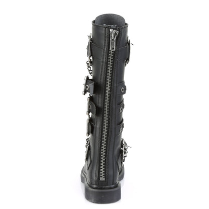 DemoniaCult Mens Boots BOLT-450 Blk Vegan Leather