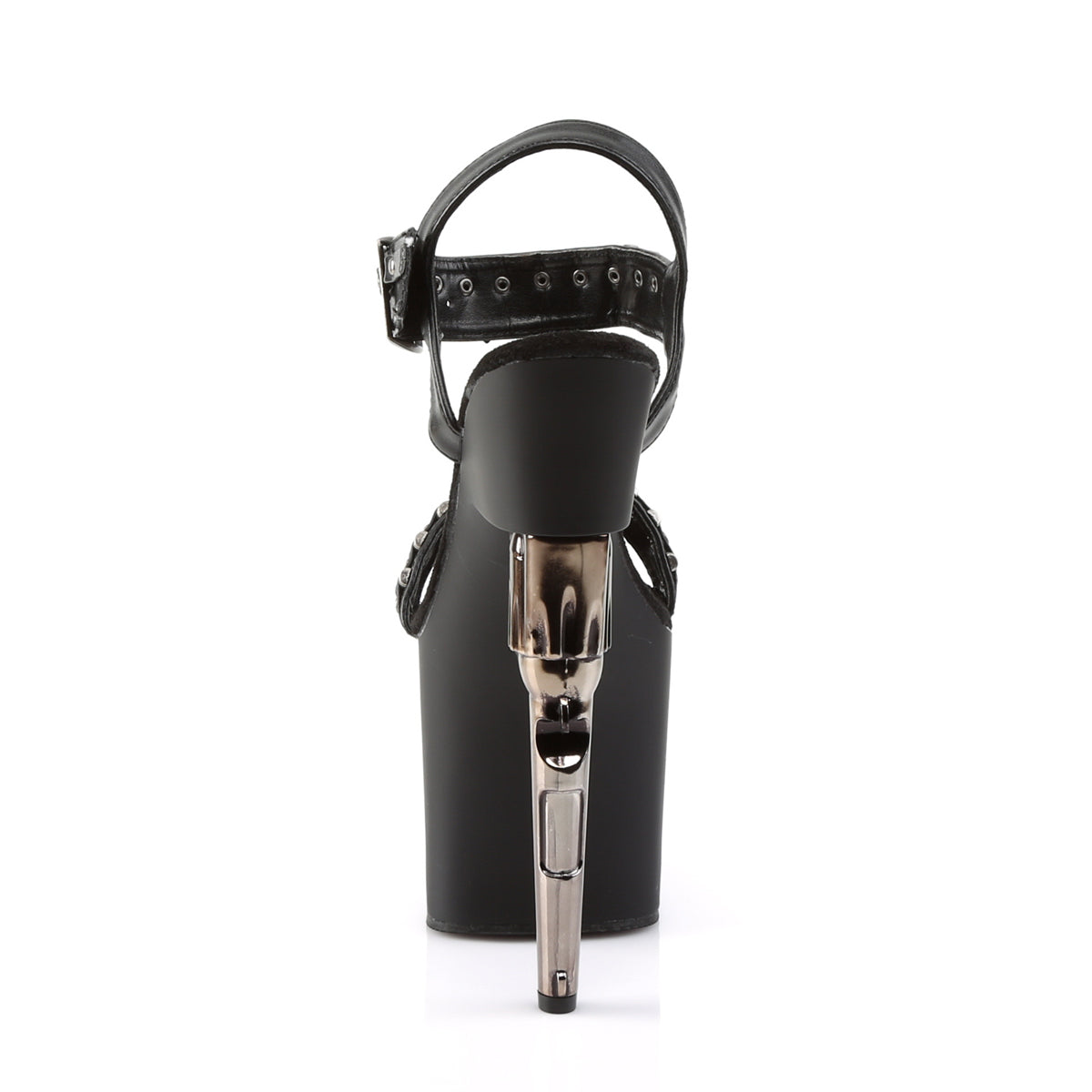 Pleaser Sandali da donna BONDGIRL-712 BLK in ecopelle / BLK opaco
