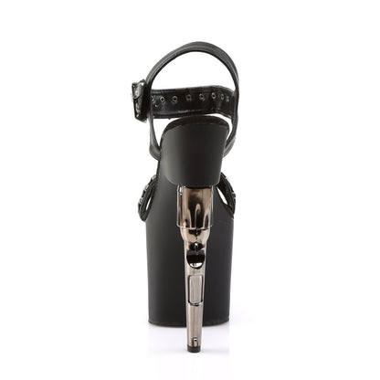 Pleaser Sandali da donna BONDGIRL-712 BLK in ecopelle / BLK opaco