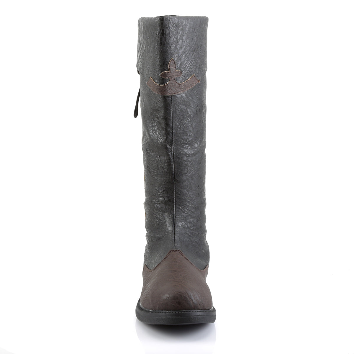 Funtasma Stivali da uomo CAPTAIN-110 BLK-Brown Distressed PU
