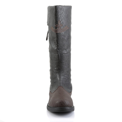 Funtasma Stivali da uomo CAPTAIN-110 BLK-Brown Distressed PU