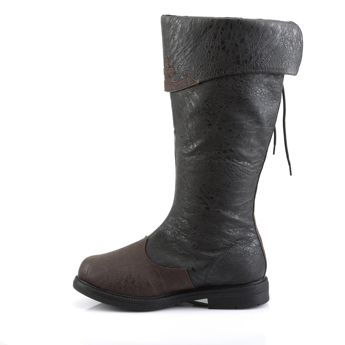 Funtasma Stivali da uomo CAPTAIN-110 BLK-Brown Distressed PU