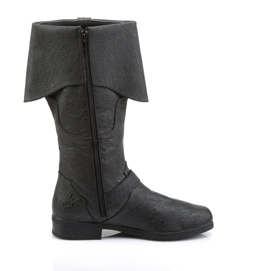 Funtasma Stivali da uomo CARRIBEAN-299 BLK afflitto Pu