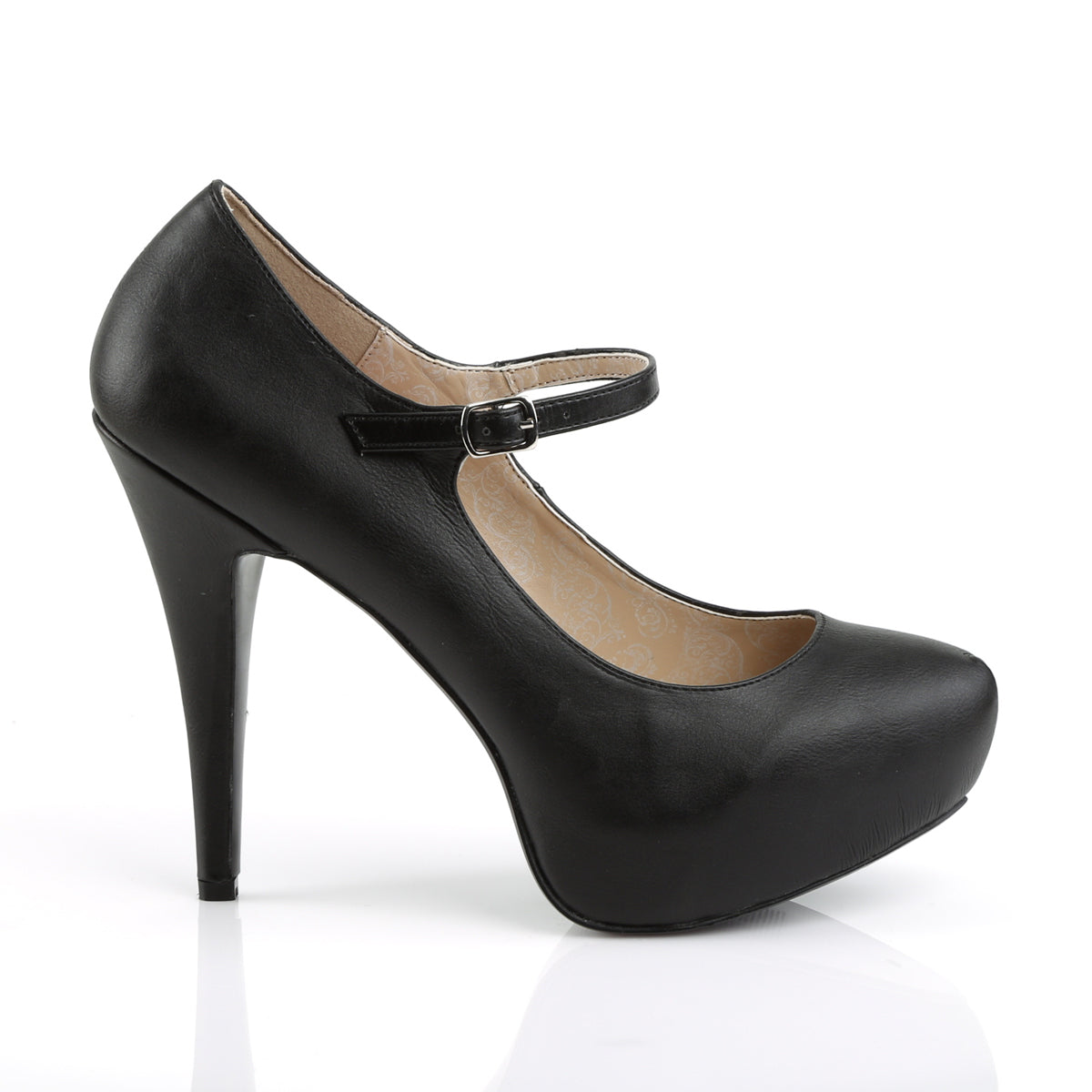 Pleaser Pink Label Pompe da donna CHLOE-02 Blk in ecopelle