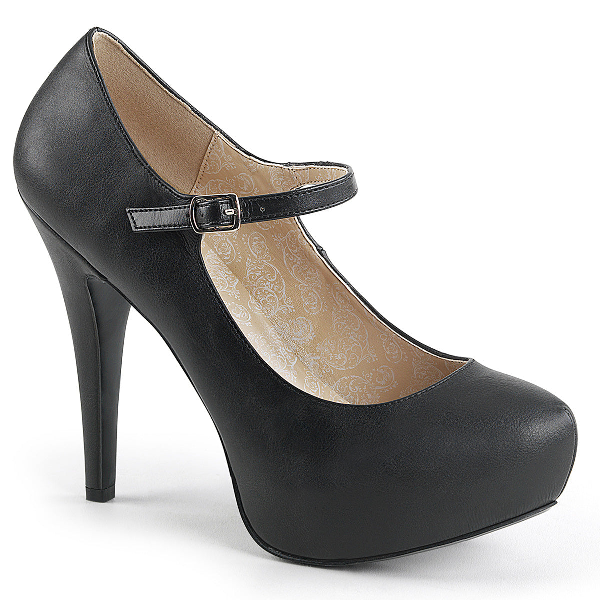 Pleaser Pink Label Pompe da donna CHLOE-02 Blk in ecopelle