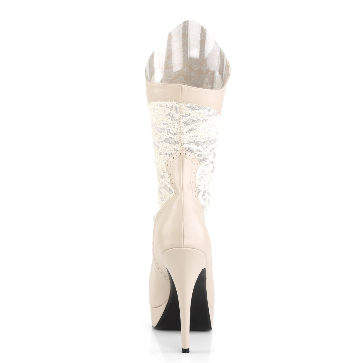 Pleaser Pink Label Pompe da donna CHLOE-115 Crema in ecopelle