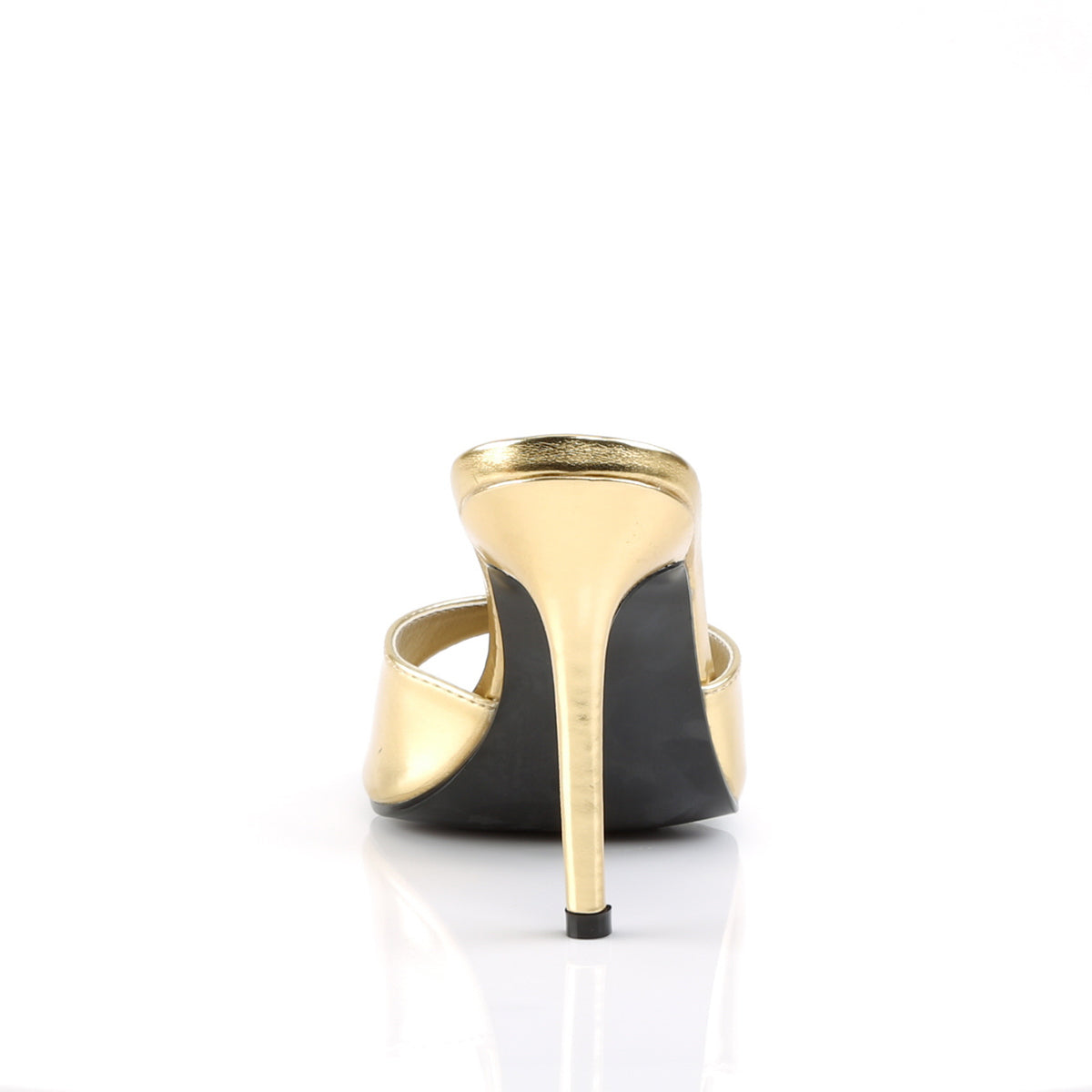 Pleaser Pompe da donna CLASSIQUE-01 PU metallizzato in oro