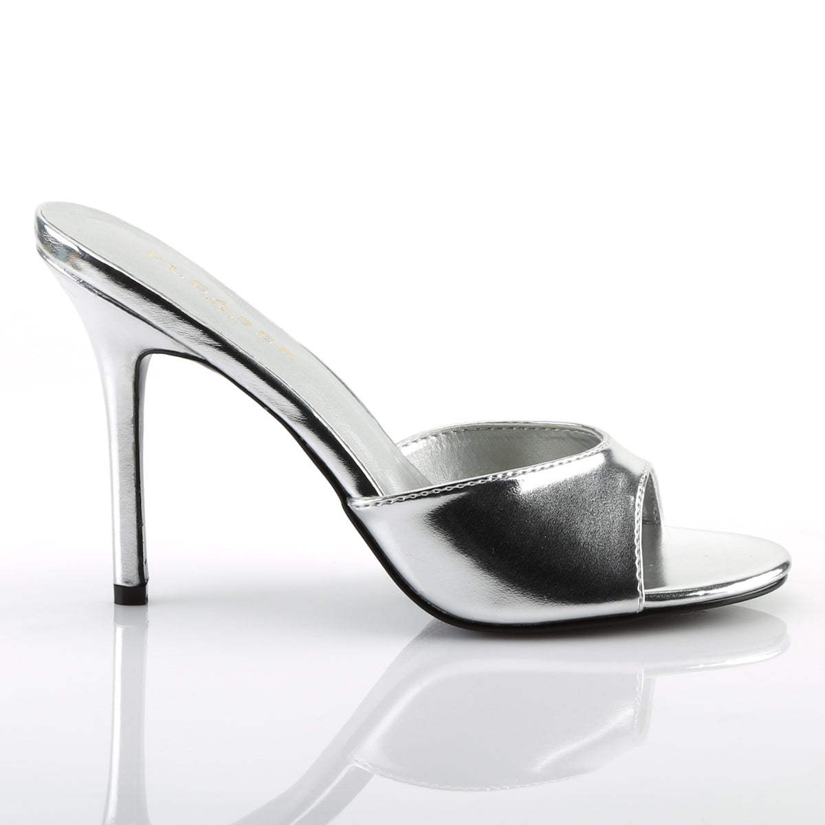 Pleaser Pompe da donna CLASSIQUE-01 slv metallico pu