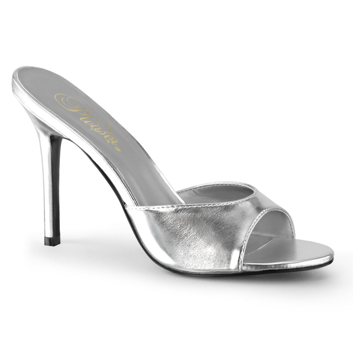 Pleaser Pompe da donna CLASSIQUE-01 slv metallico pu
