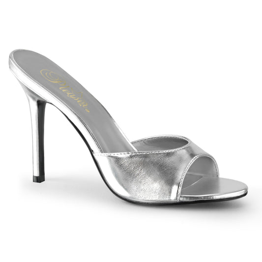 Pleaser Pompe da donna CLASSIQUE-01 slv metallico pu