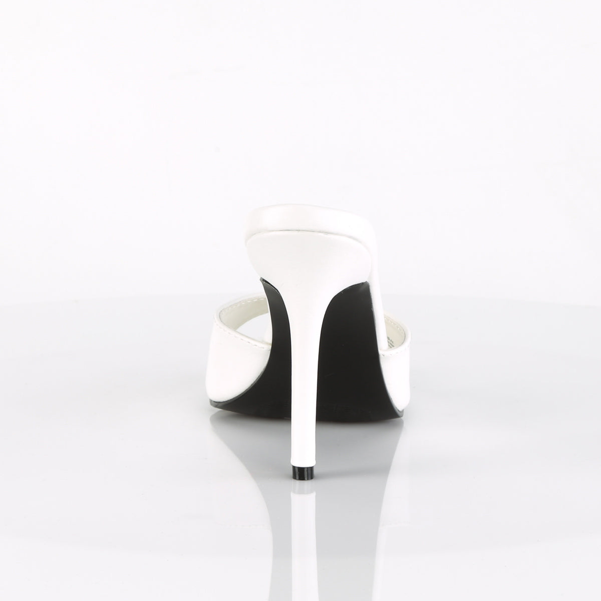 Pleaser Pompe da donna CLASSIQUE-01 Wht Kid PU