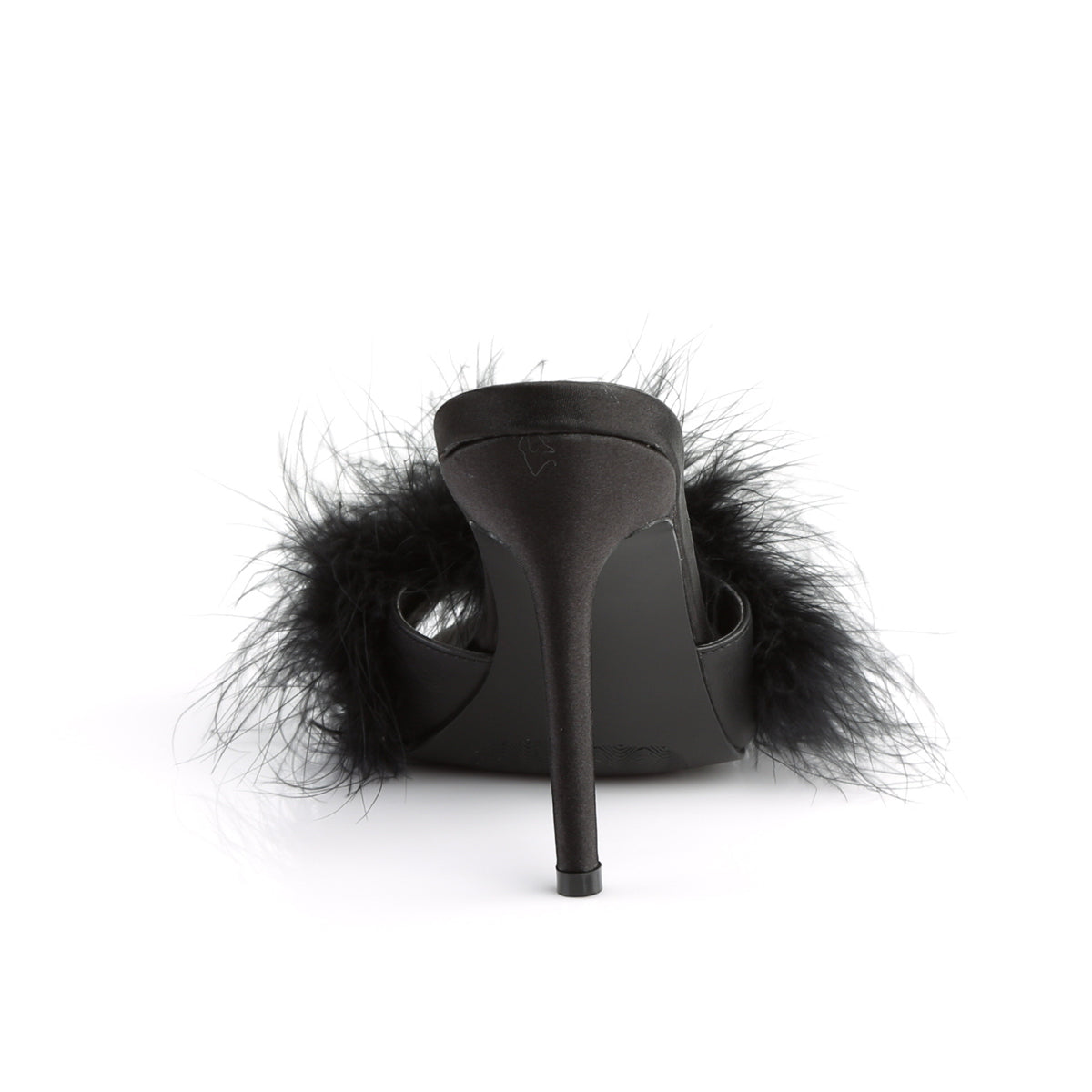 Fabulicious Womens Sandals CLASSIQUE-01F Blk Pu-Fur