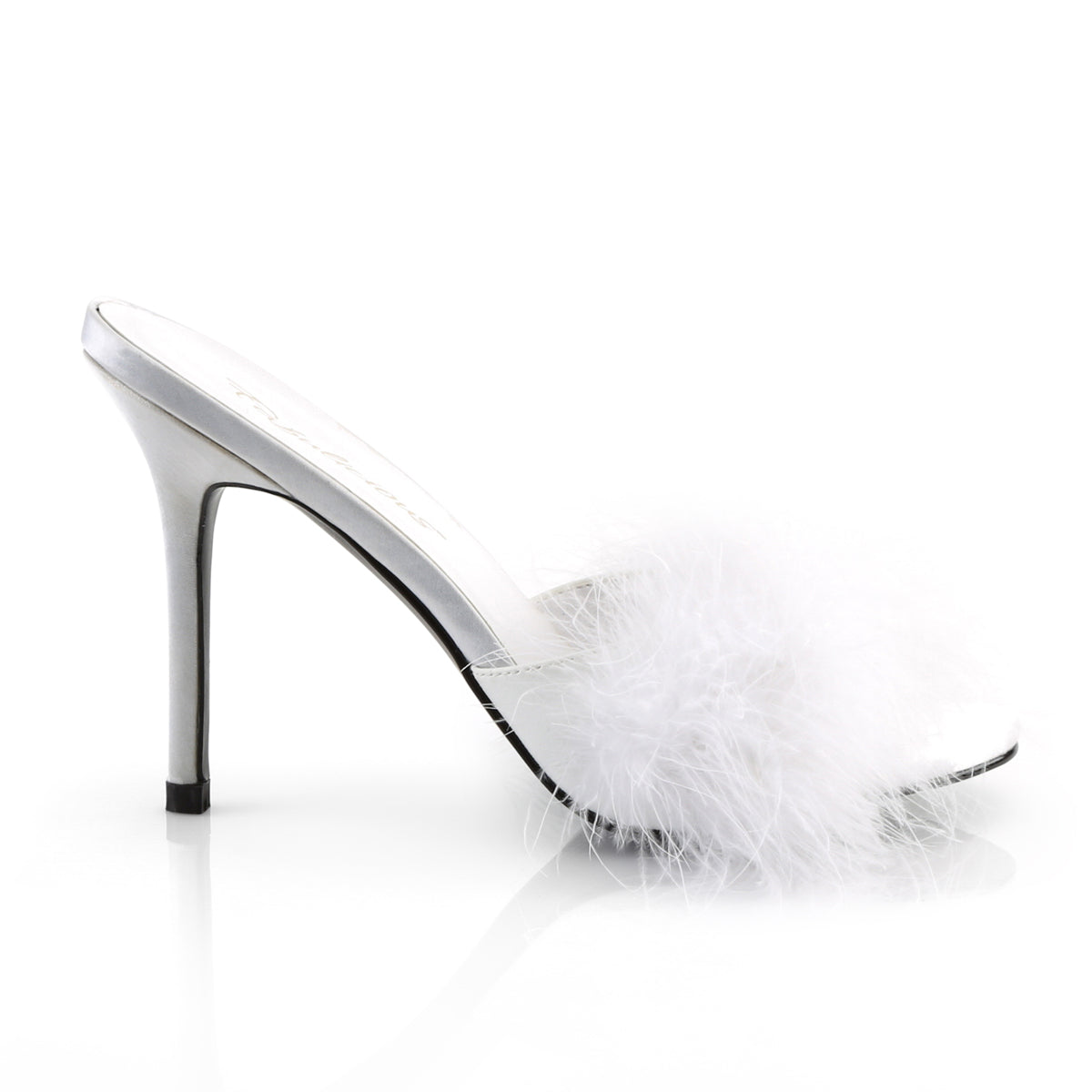 Fabulicious Sandali da donna CLASSIQUE-01F WHT PU-PELLE