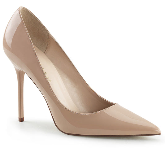Pleaser Womens Pumps CLASSIQUE-20 Nude Pat