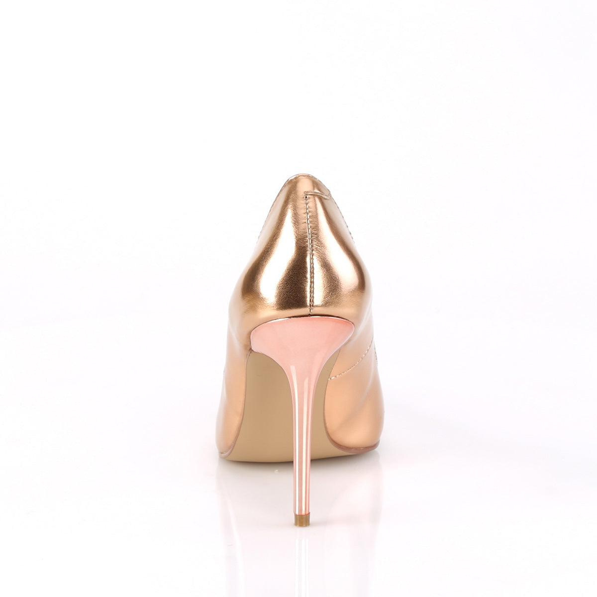 Pleaser Pompe da donna CLASSIQUE-20 PU metallizzato in oro rosa