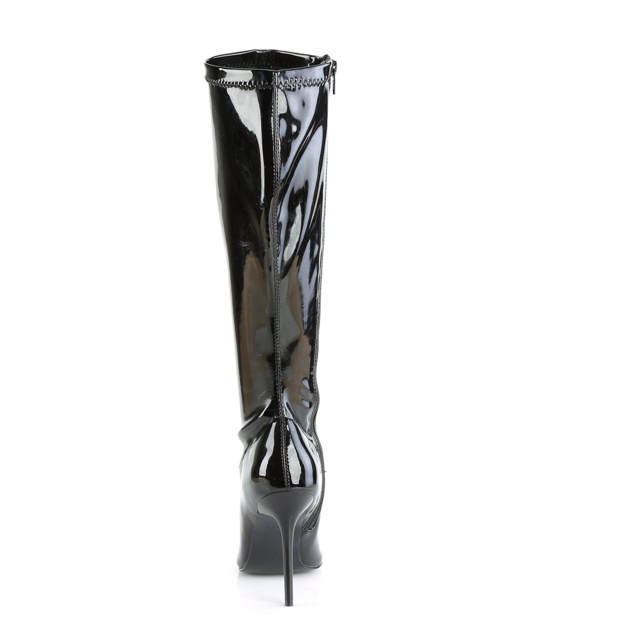 Pleaser Womens Boots CLASSIQUE-2000 Blk Str. Pat