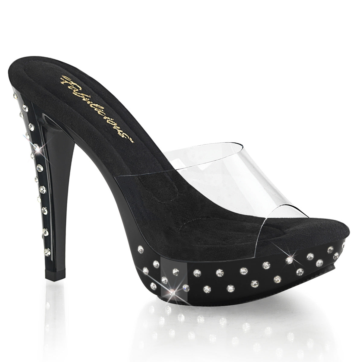 Fabulicious Sandali da donna COCKTAIL-501SDT CLR / BLK